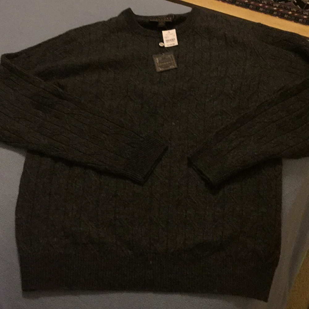 Cable Knit Lamb Wool 80% Sweater